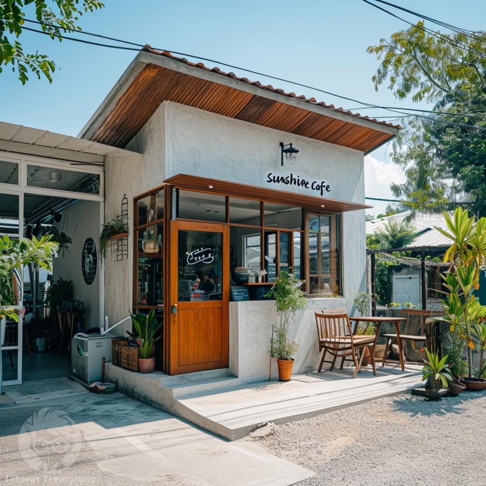แนวทางร้านกาแฟแบบเล็ก ๆ หรือแบบใช้บ้านมาดัดแปลงทำร้าน รูปที่ 15