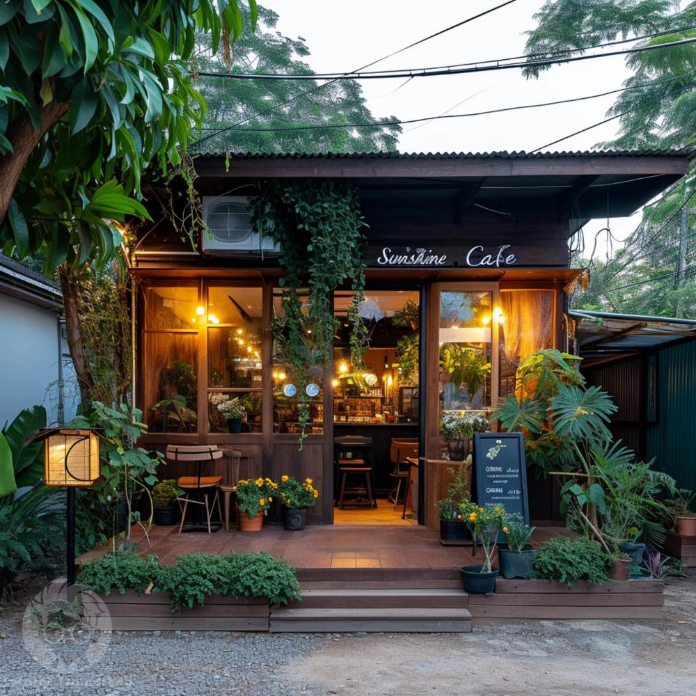 แนวทางร้านกาแฟแบบเล็ก ๆ หรือแบบใช้บ้านมาดัดแปลงทำร้าน รูปที่ 17