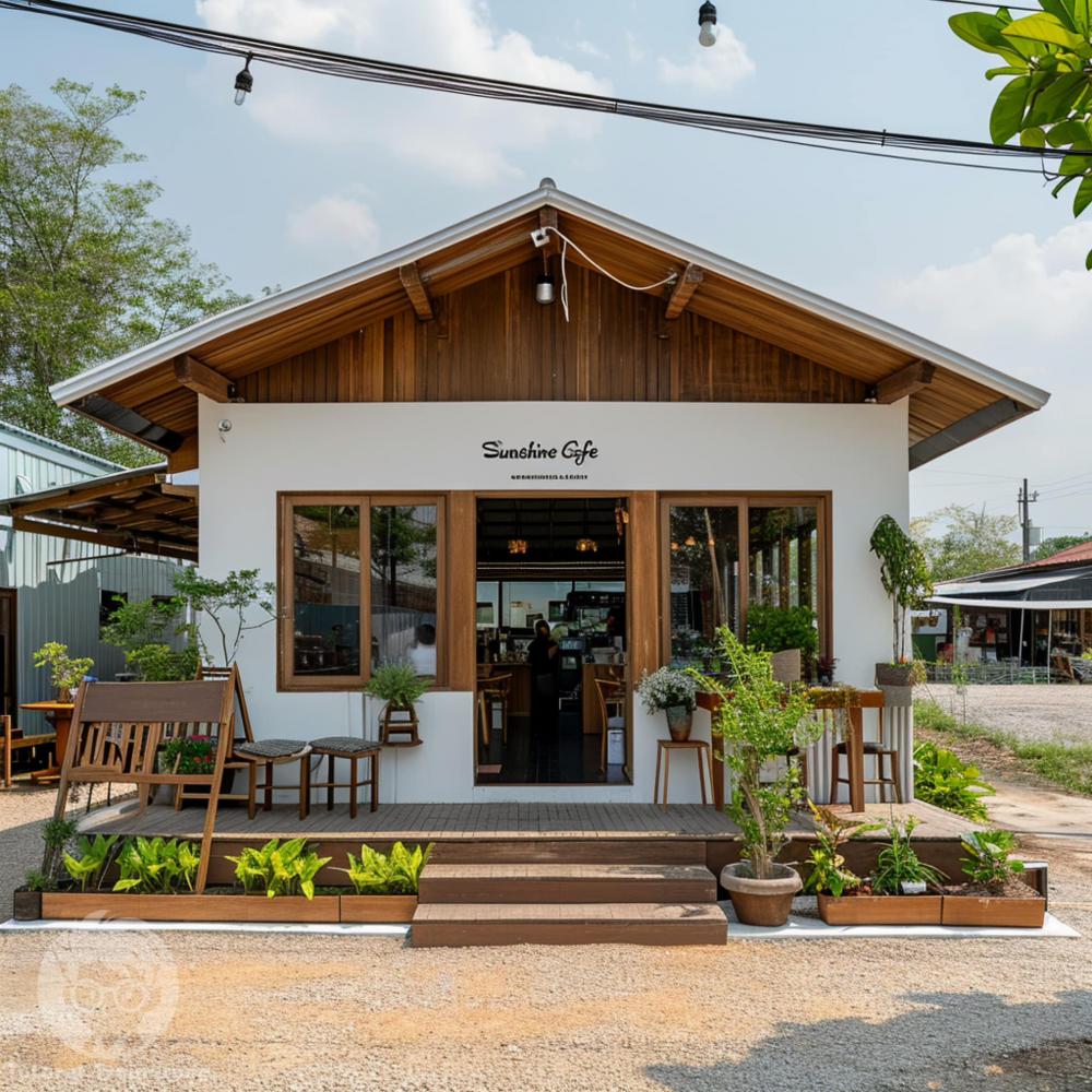 แนวทางร้านกาแฟแบบเล็ก ๆ หรือแบบใช้บ้านมาดัดแปลงทำร้าน รูปที่ 19