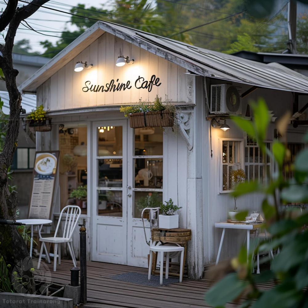 แนวทางร้านกาแฟแบบเล็ก ๆ หรือแบบใช้บ้านมาดัดแปลงทำร้าน รูปที่ 21