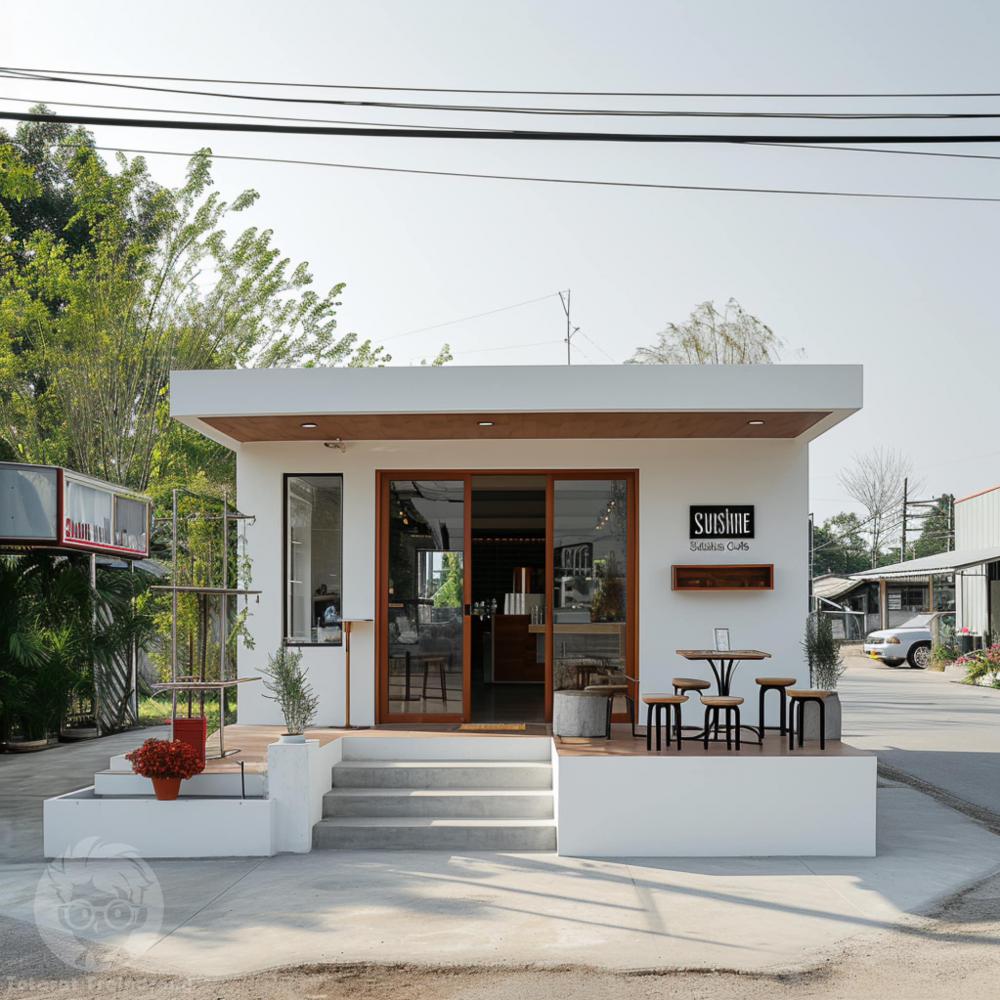 แนวทางร้านกาแฟแบบเล็ก ๆ หรือแบบใช้บ้านมาดัดแปลงทำร้าน รูปที่ 8