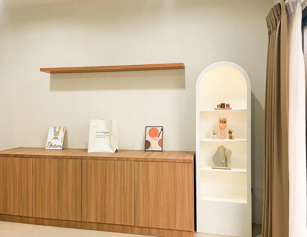 เเชร์ไอเดียแต่งบ้านโทนขาวไม้ ฉบับบ้านทาวน์โฮม รูปที่ 13