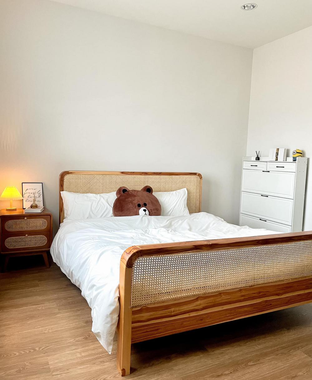 เเชร์ไอเดียแต่งบ้านโทนขาวไม้ ฉบับบ้านทาวน์โฮม รูปที่ 26