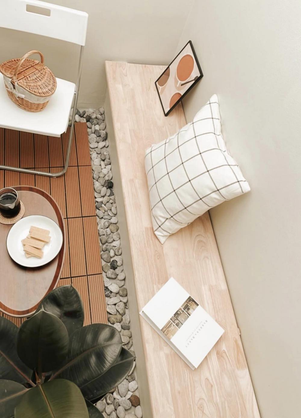 เเชร์ไอเดียแต่งบ้านโทนขาวไม้ ฉบับบ้านทาวน์โฮม รูปที่ 8