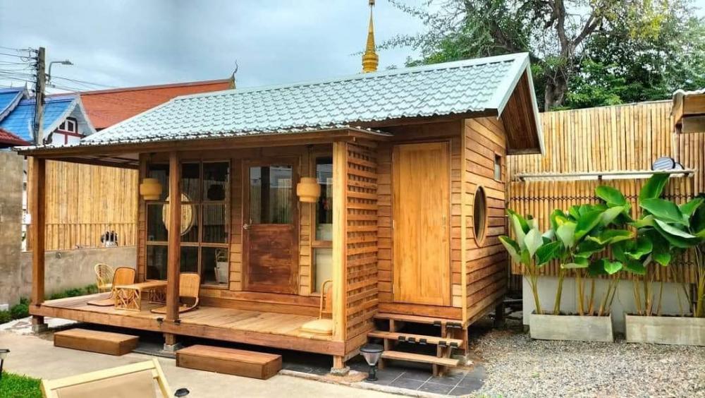 บ้านน็อคดาวน์ไม้มินิมอลหลังเล็กน่ารัก รูปที่ 4