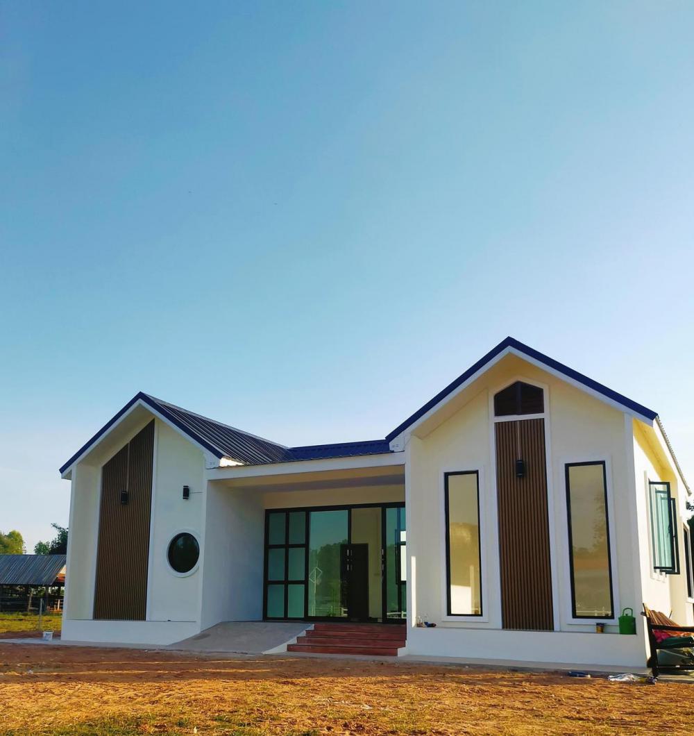 บ้านนอร์ดิก งบ 7 แสนรวมค่าช่าง ขนาด 2 ห้องนอน 1 ห้องน้ำ 1 ห้องโถง รูปที่ 2