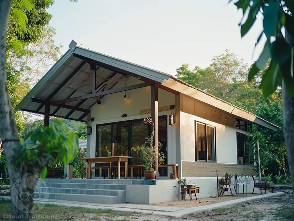 24 ไอเดียบ้านขนาดกลางและขนาดเล็กสวย รูปที่ 11