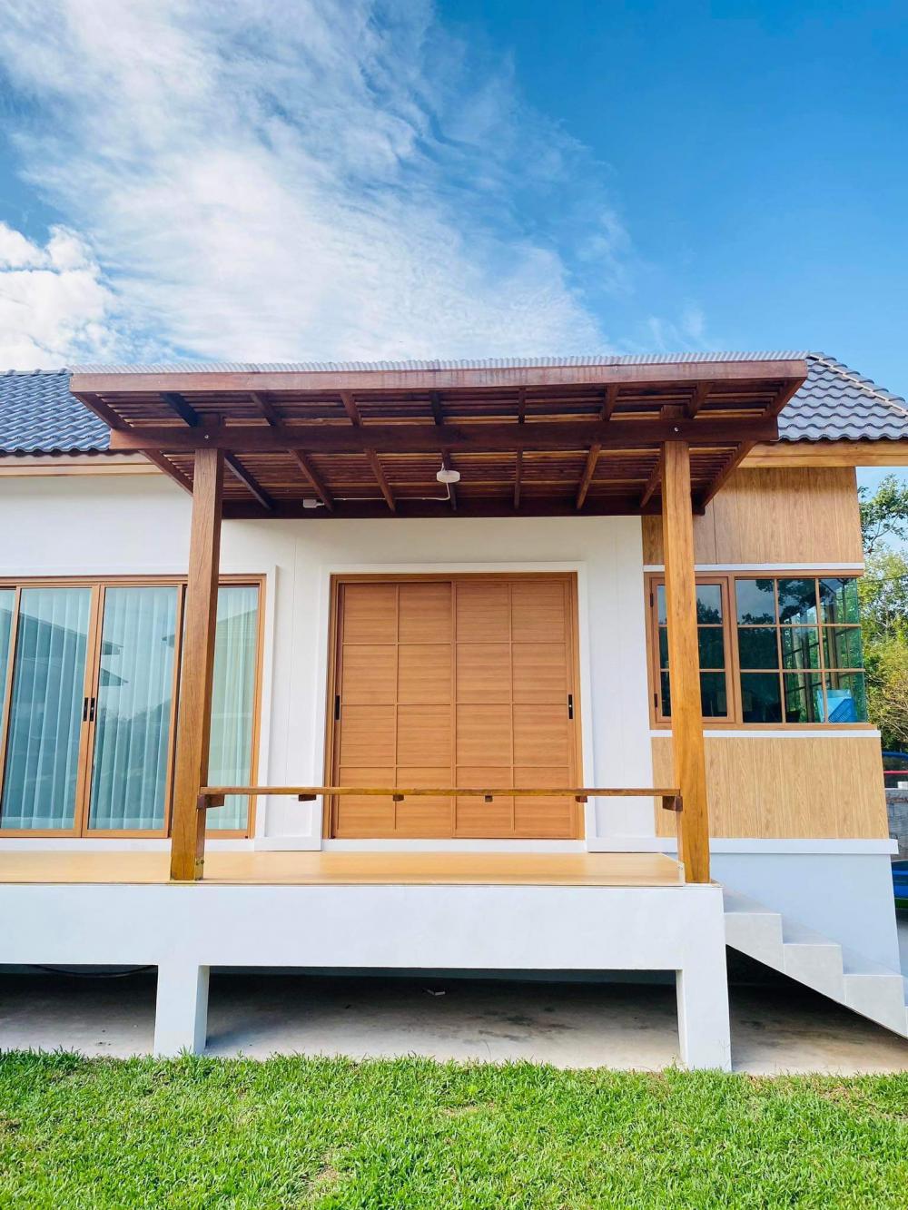 ไอเดียบ้านมินิมอลทรงตัวแอล กว้างขวางละมุนอบอุ่น รูปที่ 17