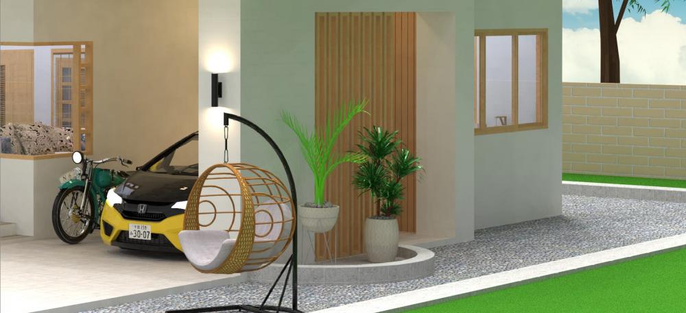 แบบบ้านมินิมอล 2 ห้องนอน 2 ห้องน้ำ งบ 1.2-1.3 ล้านบาท รูปที่ 8