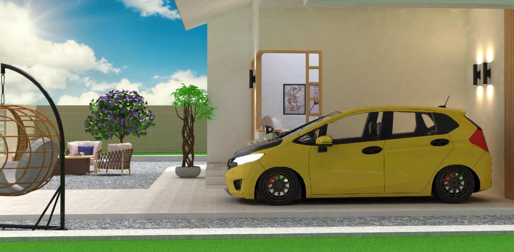 แบบบ้านมินิมอล 2 ห้องนอน 2 ห้องน้ำ งบ 1.2-1.3 ล้านบาท รูปที่ 9