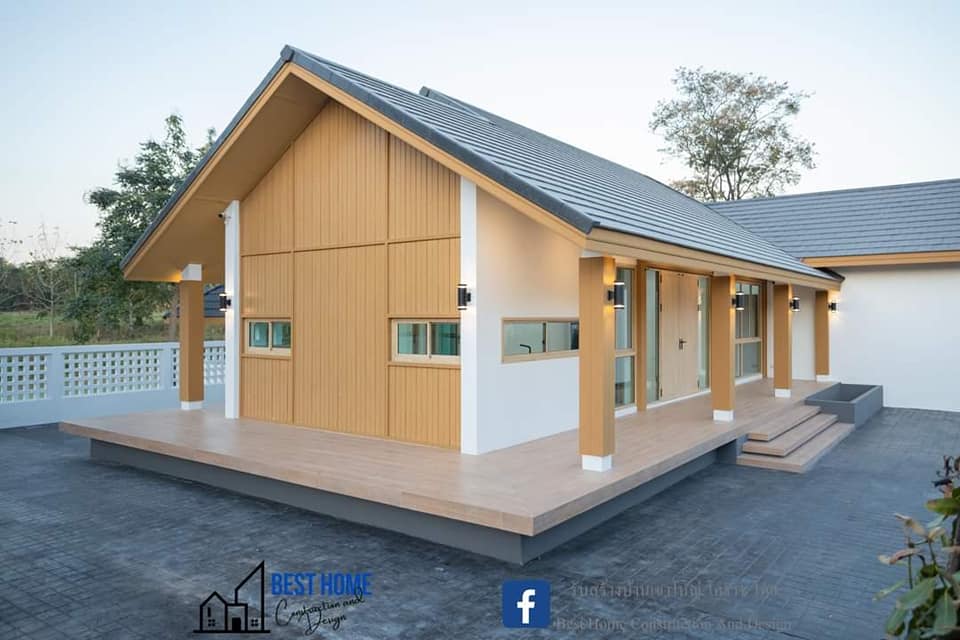 แบบบ้านมินิมอล 3 ห้องนอน 2 ห้องน้ำ พื้นที่ใช้สอย 220 ตารางเมตร รูปที่ 3