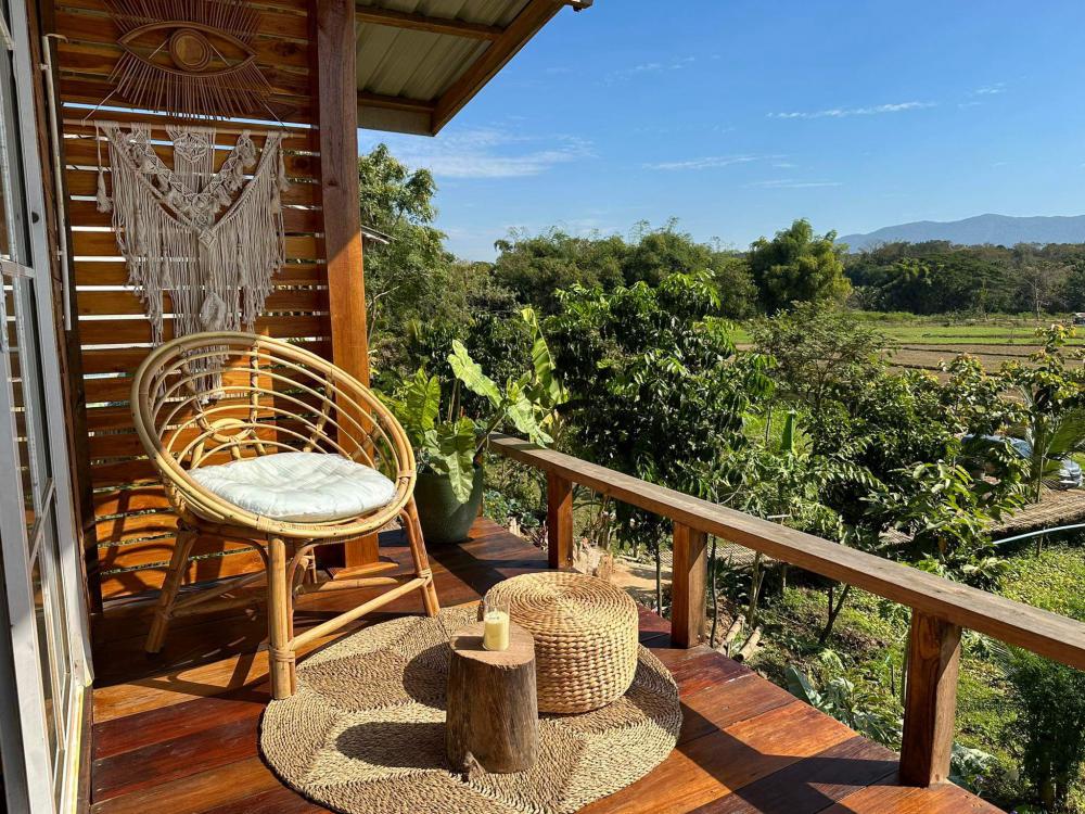 ไอเดียบ้านสวนไม้สองชั้น งบ 2.3 แสนบาท รูปที่ 4