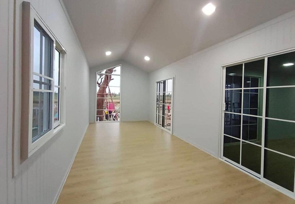 แบบบ้านนอร์ดิกมินิมอลโทนขาว งบ 6 แสนกลางๆ พื้นที่ 66.6 ตร.ม. รูปที่ 6