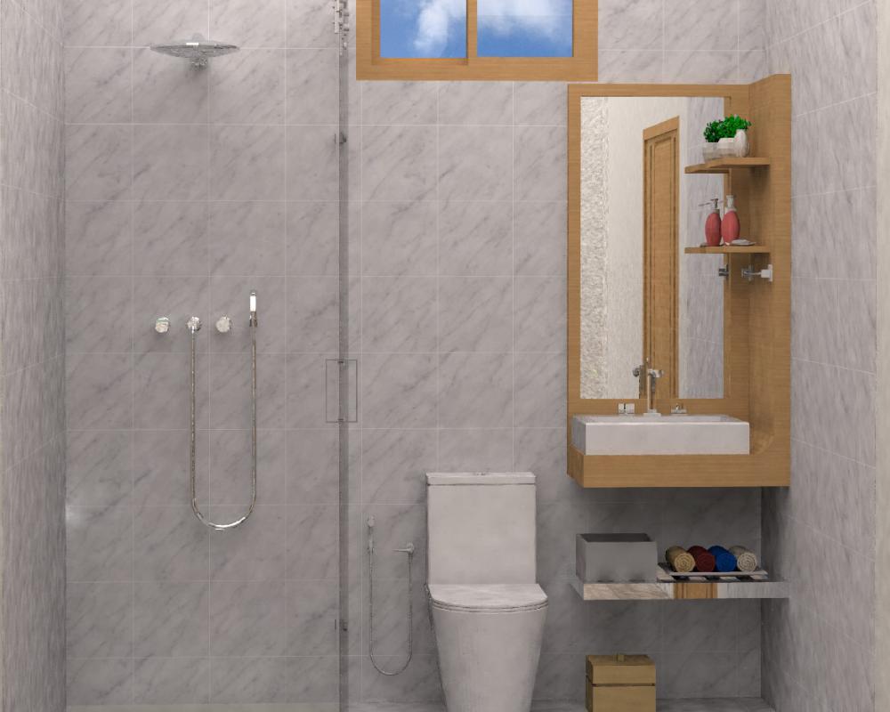 แบบบ้านมินิมอล 2 ห้องนอน 2 ห้องน้ำ งบประมาณ 9 แสน - 1 ล้าน รูปที่ 20