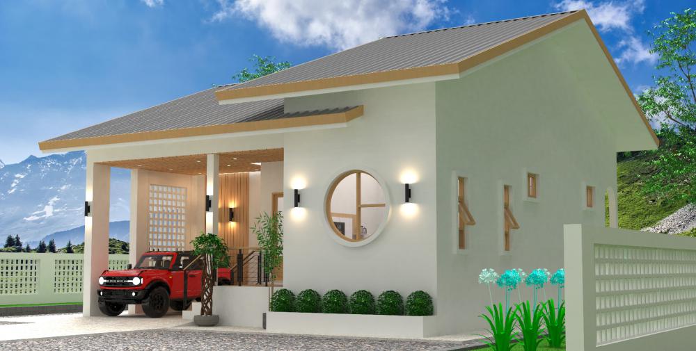 แบบบ้านมินิมอล 2 ห้องนอน 2 ห้องน้ำ งบประมาณ 9 แสน - 1 ล้าน รูปที่ 21