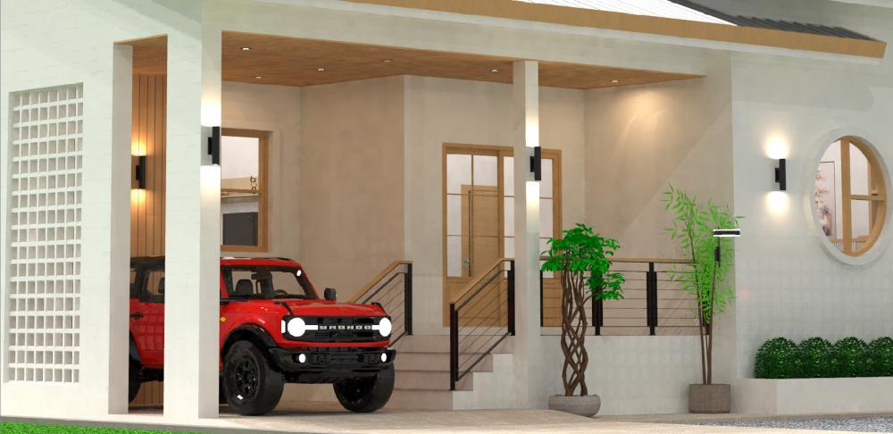 แบบบ้านมินิมอล 2 ห้องนอน 2 ห้องน้ำ งบประมาณ 9 แสน - 1 ล้าน รูปที่ 22