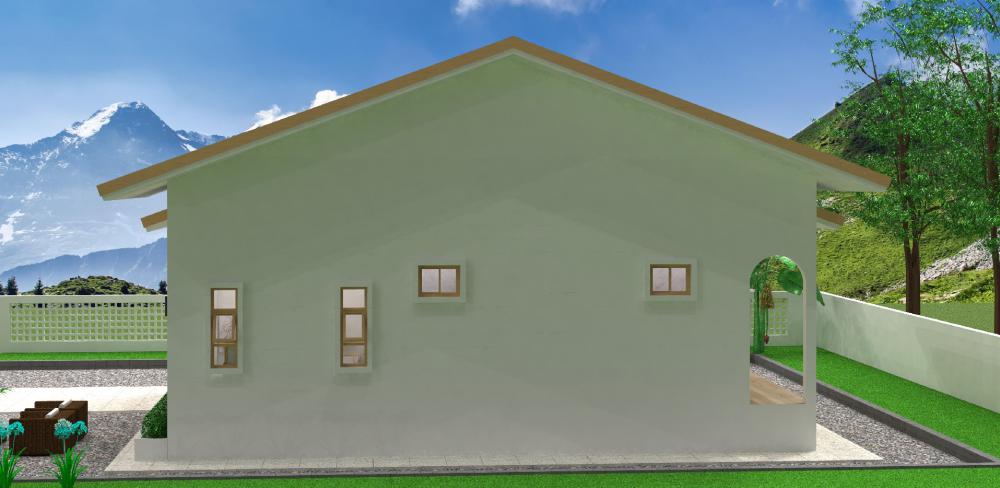 แบบบ้านมินิมอล 2 ห้องนอน 2 ห้องน้ำ งบประมาณ 9 แสน - 1 ล้าน รูปที่ 6