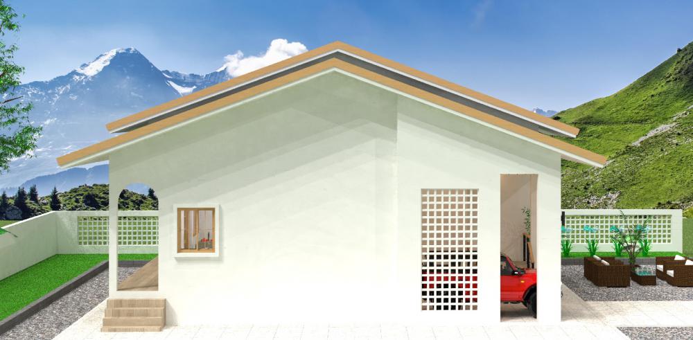 แบบบ้านมินิมอล 2 ห้องนอน 2 ห้องน้ำ งบประมาณ 9 แสน - 1 ล้าน รูปที่ 8