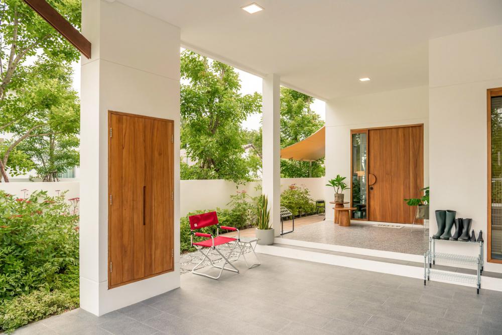 บ้านชั้นเดียวสไตล์มินิมอล 2 ห้องนอน 2 ห้องน้ำ พื้นที่เริ่มต้น 40 ตร.ว. รูปที่ 3