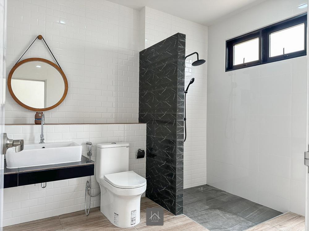 ไอเดียบ้านสวยแบบมินิมอลนอร์ดิก 3 ห้องนอน 2 ห้องน้ำ 1 ห้องโถง 1 ครัว+ซักล้าง และห้องเก็บของ พร้อมที่จอดรถ 2 คัน รูปที่ 16