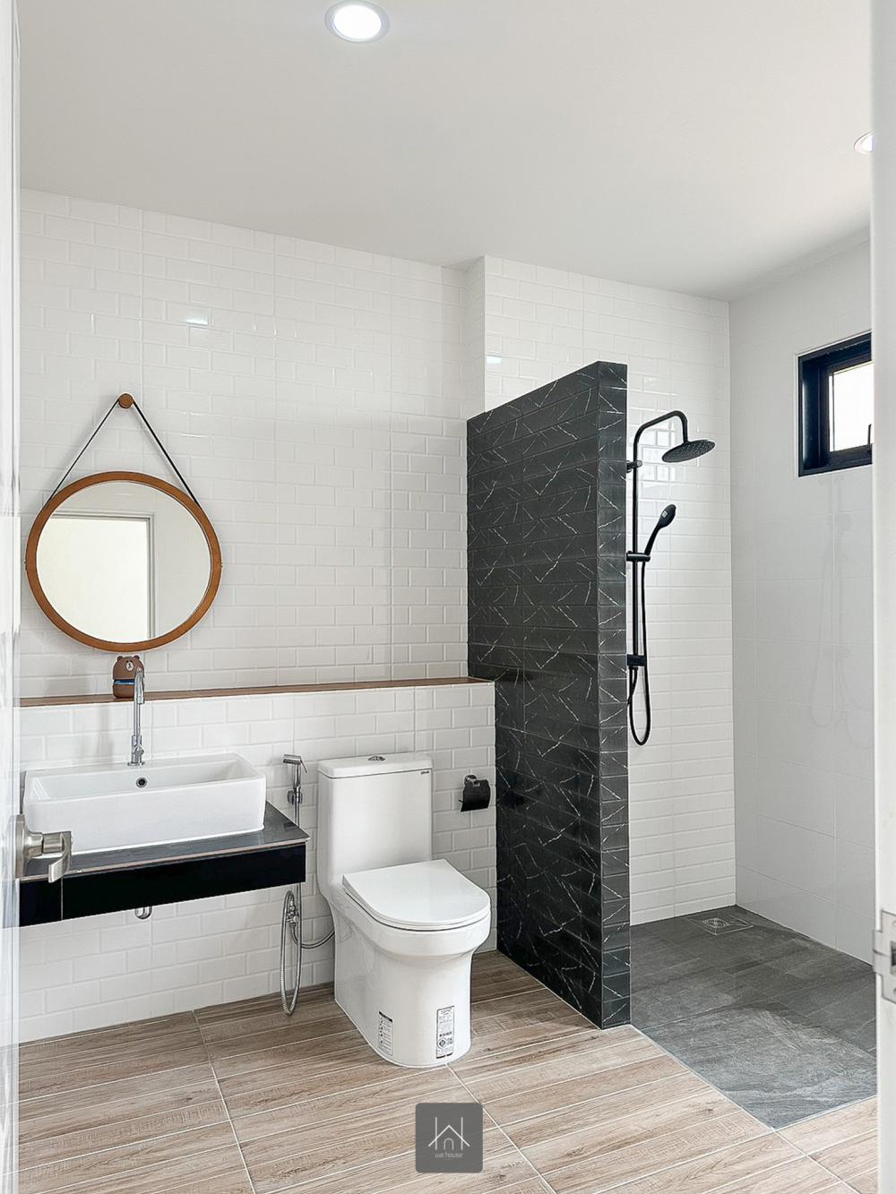 ไอเดียบ้านสวยแบบมินิมอลนอร์ดิก 3 ห้องนอน 2 ห้องน้ำ 1 ห้องโถง 1 ครัว+ซักล้าง และห้องเก็บของ พร้อมที่จอดรถ 2 คัน รูปที่ 17