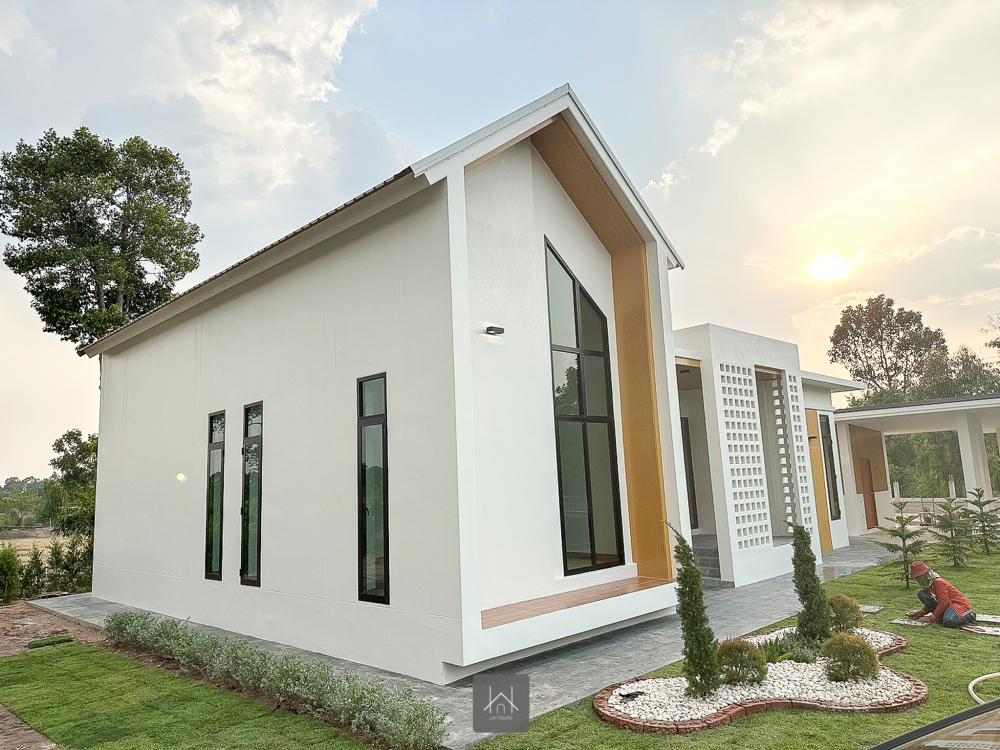 ไอเดียบ้านสวยแบบมินิมอลนอร์ดิก 3 ห้องนอน 2 ห้องน้ำ 1 ห้องโถง 1 ครัว+ซักล้าง และห้องเก็บของ พร้อมที่จอดรถ 2 คัน รูปที่ 20