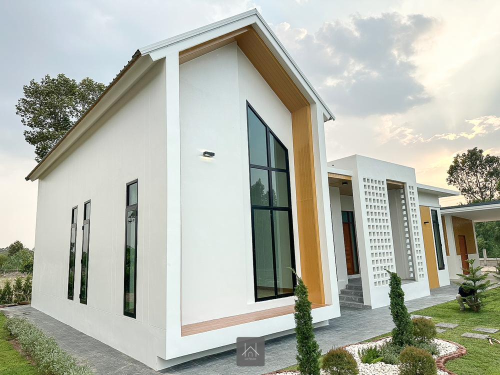 ไอเดียบ้านสวยแบบมินิมอลนอร์ดิก 3 ห้องนอน 2 ห้องน้ำ 1 ห้องโถง 1 ครัว+ซักล้าง และห้องเก็บของ พร้อมที่จอดรถ 2 คัน รูปที่ 21