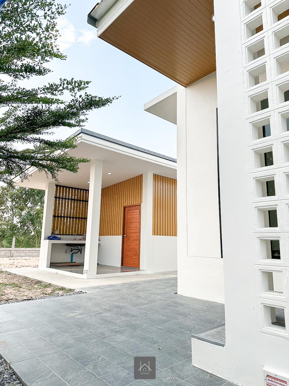 ไอเดียบ้านสวยแบบมินิมอลนอร์ดิก 3 ห้องนอน 2 ห้องน้ำ 1 ห้องโถง 1 ครัว+ซักล้าง และห้องเก็บของ พร้อมที่จอดรถ 2 คัน รูปที่ 22