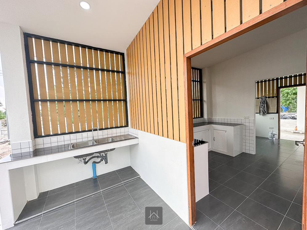 ไอเดียบ้านสวยแบบมินิมอลนอร์ดิก 3 ห้องนอน 2 ห้องน้ำ 1 ห้องโถง 1 ครัว+ซักล้าง และห้องเก็บของ พร้อมที่จอดรถ 2 คัน รูปที่ 26