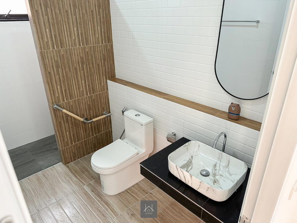 ไอเดียบ้านสวยแบบมินิมอลนอร์ดิก 3 ห้องนอน 2 ห้องน้ำ 1 ห้องโถง 1 ครัว+ซักล้าง และห้องเก็บของ พร้อมที่จอดรถ 2 คัน รูปที่ 31