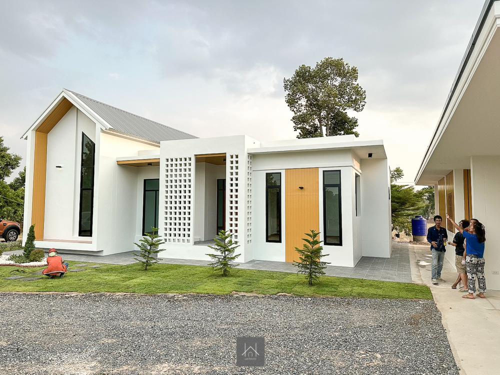 ไอเดียบ้านสวยแบบมินิมอลนอร์ดิก 3 ห้องนอน 2 ห้องน้ำ 1 ห้องโถง 1 ครัว+ซักล้าง และห้องเก็บของ พร้อมที่จอดรถ 2 คัน รูปที่ 32