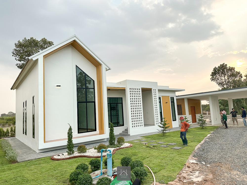 ไอเดียบ้านสวยแบบมินิมอลนอร์ดิก 3 ห้องนอน 2 ห้องน้ำ 1 ห้องโถง 1 ครัว+ซักล้าง และห้องเก็บของ พร้อมที่จอดรถ 2 คัน รูปที่ 33