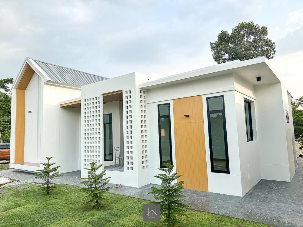 ไอเดียบ้านสวยแบบมินิมอลนอร์ดิก 3 ห้องนอน 2 ห้องน้ำ 1 ห้องโถง 1 ครัว+ซักล้าง และห้องเก็บของ พร้อมที่จอดรถ 2 คัน รูปที่ 34