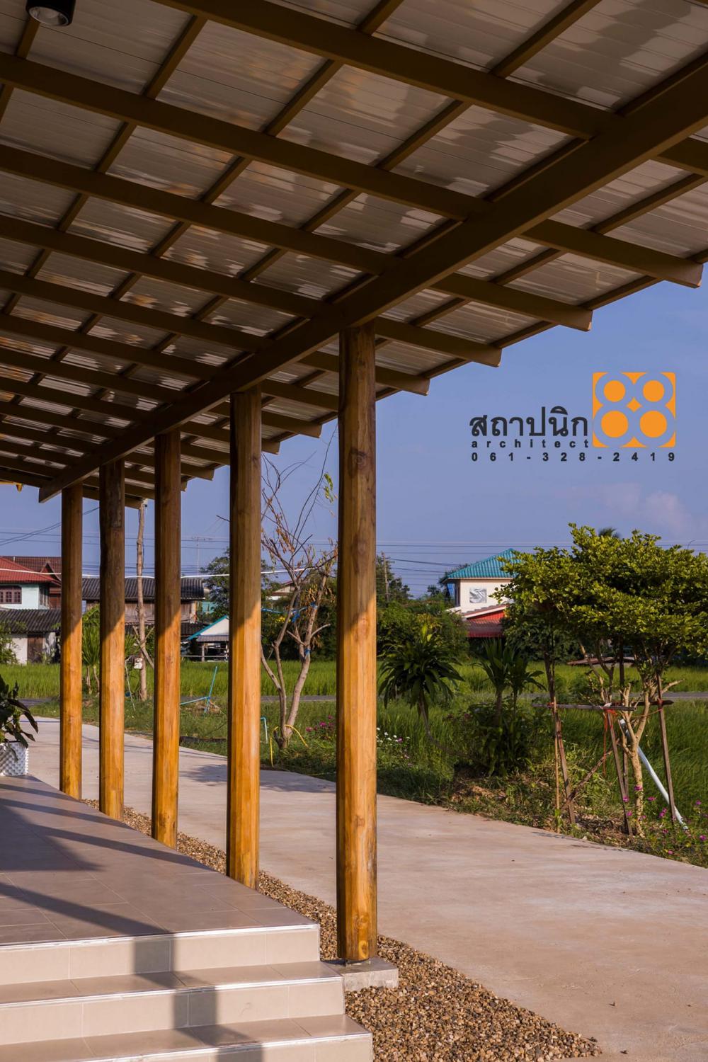 บ้านสไตล์อีสาน เอเชียทรอปิกคอล ท่ามกลางทุ่งนาสีเขียวในหมู่บ้านติดริมแม่น้ำโขง อ.เมือง จ.มุกดาหาร รูปที่ 5