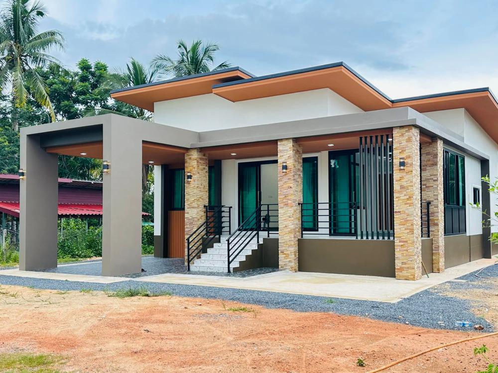 บ้านเดี่ยวพักอาศัย 1 ชั้น ขนาด 3 ห้องนอน 2 ห้องน้ำ โดย SENTOSA Design รูปที่ 4