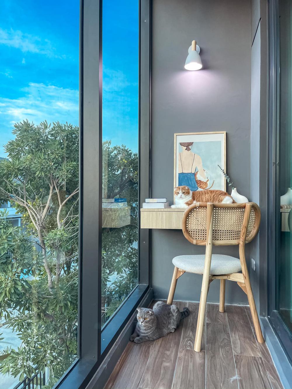 ไอเดียบ้านสไตล์มินิมอลตกแต่งภายในมินิมอล มีแมว อบอุ่น น่าอยู่ รูปที่ 23