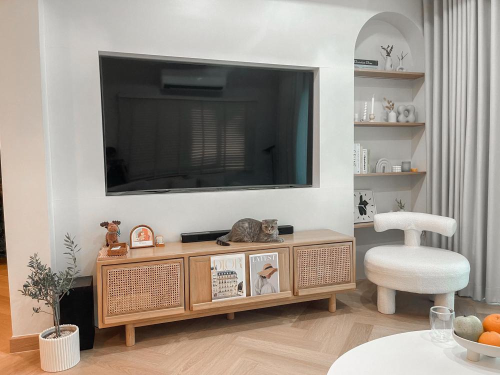 ไอเดียบ้านสไตล์มินิมอลตกแต่งภายในมินิมอล มีแมว อบอุ่น น่าอยู่ รูปที่ 3