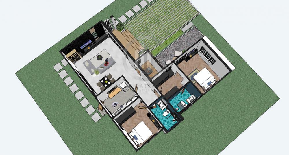 แบบบ้านสไตล์คอนเทมโพรารี่ ขนาด 2 ห้องนอน 2 ห้องน้ำ ห้องแต่งตัว รูปที่ 7