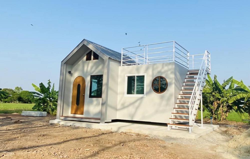 บ้านน็อคดาวน์นอร์ดิกและเทอเรส มีดาดฟ้า งบ 3.5 แสนบาท รูปที่ 3