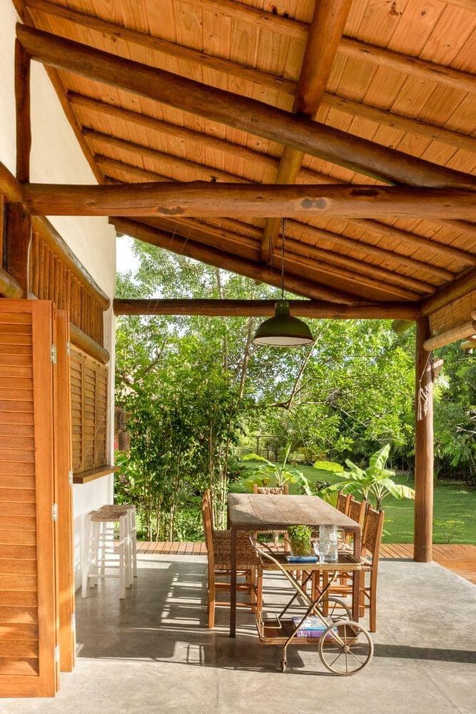 บ้านปูนผสมไม้สมัยใหม่ โชว์ไม้และยกพื้นสูง รูปที่ 12