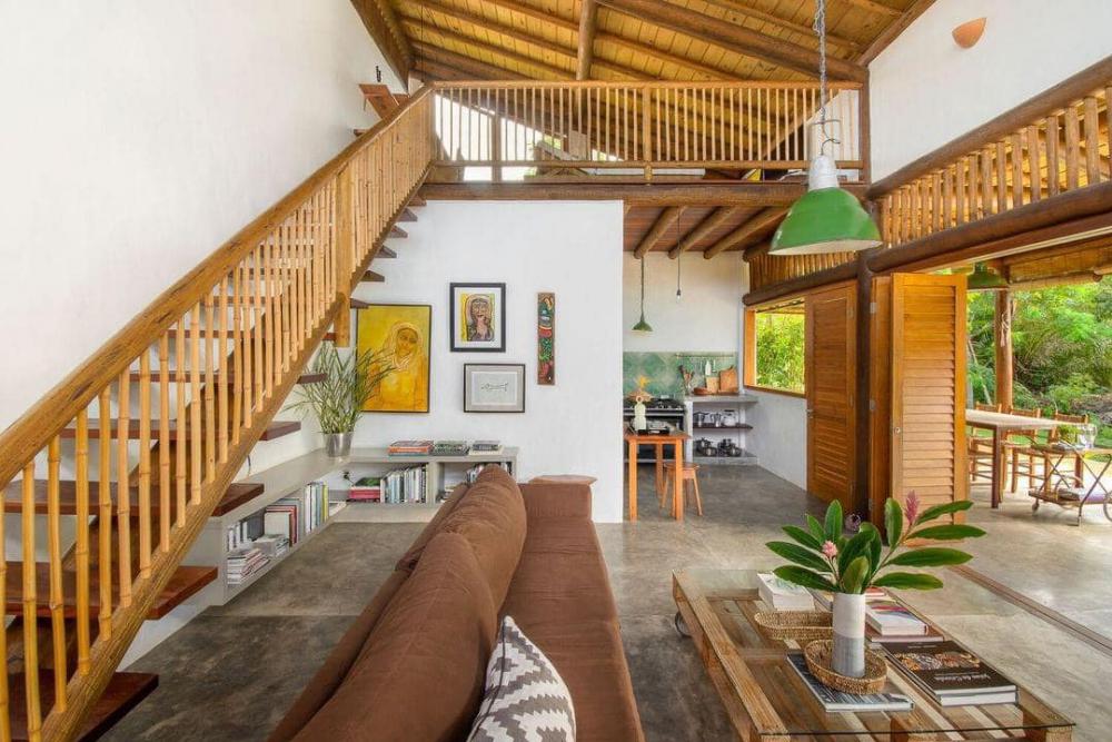 บ้านปูนผสมไม้สมัยใหม่ โชว์ไม้และยกพื้นสูง รูปที่ 8