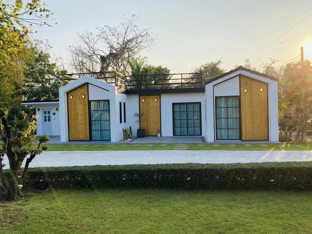 บ้านนอร์ดิกมินิมอลมีดาดฟ้า จัดสวนสวย ร่มรื่นน่าอยู่มาก รูปที่ 13