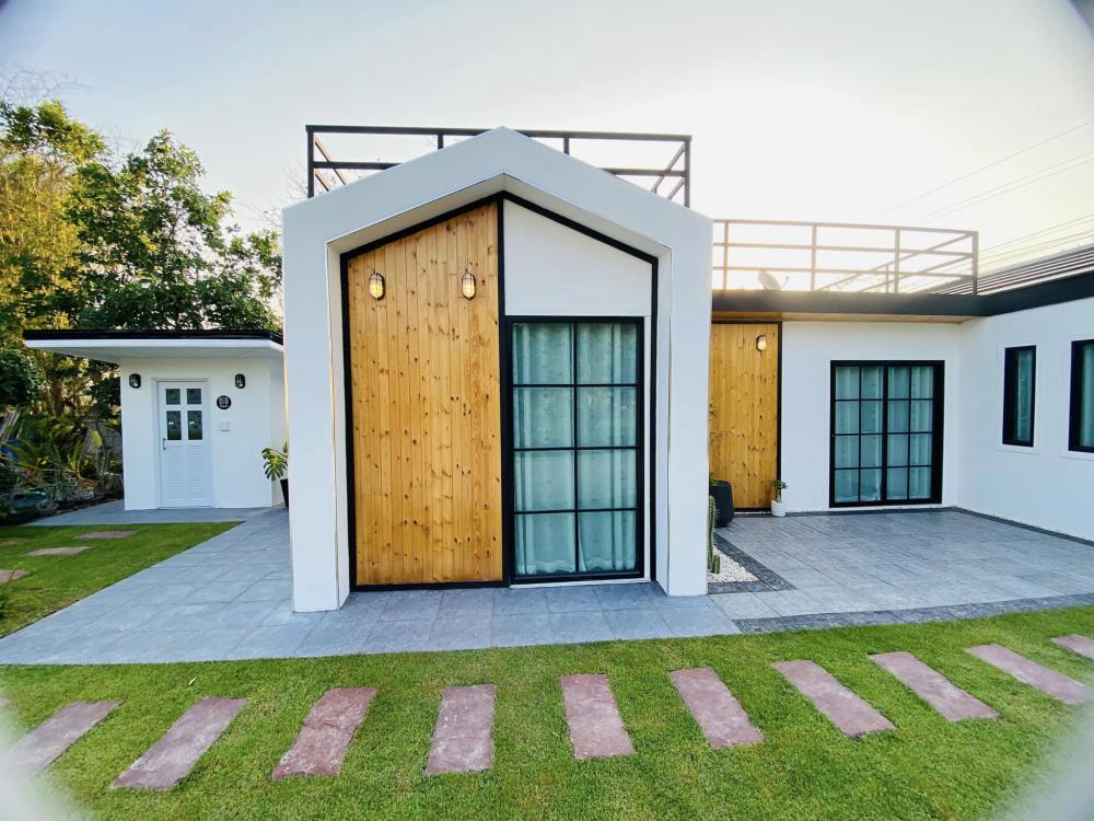 บ้านนอร์ดิกมินิมอลมีดาดฟ้า จัดสวนสวย ร่มรื่นน่าอยู่มาก รูปที่ 17