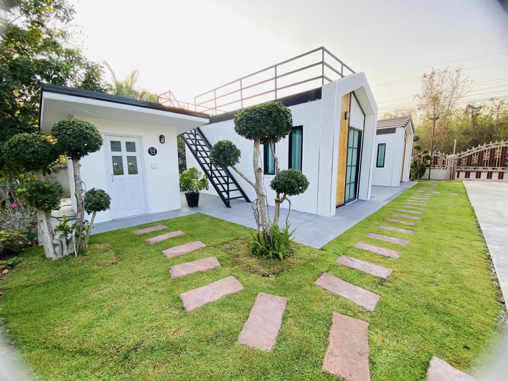 บ้านนอร์ดิกมินิมอลมีดาดฟ้า จัดสวนสวย ร่มรื่นน่าอยู่มาก รูปที่ 8