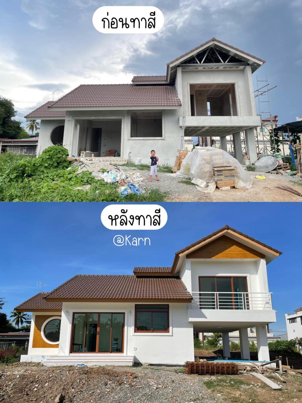 รีวิวไอเดีย ใกล้จะสำเร็จแล้วค่ะ บ้านมินิมอลแบบอบอุ่น หลังเล็กๆ ตอนนี้เหลือรั้วบ้าน ชอบตรงประตูโค้งอยากได้มานานแล้ว รูปที่ 3