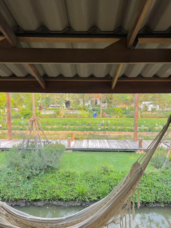 ไอเดียบ้านญี่ปุ่นขนาดเล็ก สวนดอกไม้สนามหญ้า มีลำธารไหลผ่าน บ้านสวนเวลาเขาใหญ่ รูปที่ 33