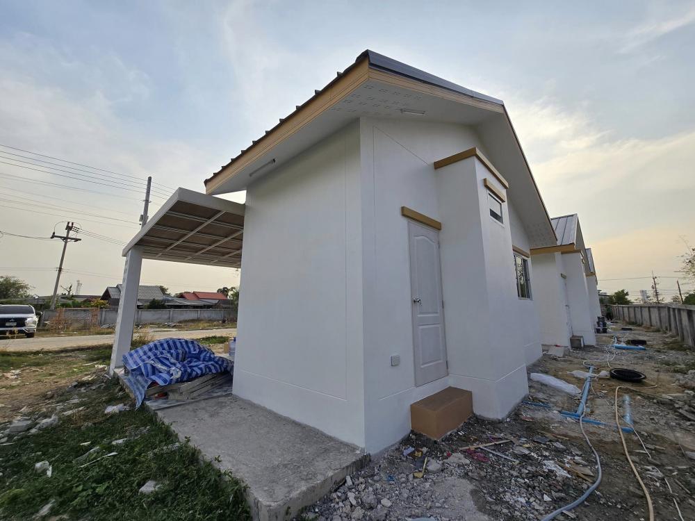 บ้านมินิมอลสองชั้นครึ่ง แบบบ้าน 2 ห้องนอน 1ห้องน้ำ 1รับแขก 1ที่จอดรถ งบไม่ถึงล้าน รูปที่ 10