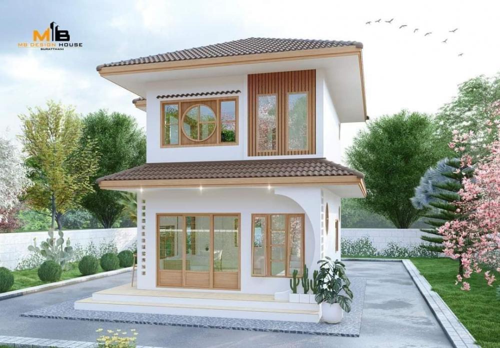 แบบบ้าาสองชั้นสไตล์มินิมอลมูจิ แนวญี่ปุ่นน่ารักๆ  รูปที่ 12