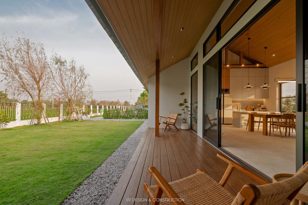 ไอเดียบ้านกลางนาพื้นที่ใช้สอย 231 ตร.ม. ตั้งอยู่ชานเมืองใน อ.หางดง จ.เชียงใหม่ ที่แวดล้อมไปด้วยธรรมชาติและทุ่งนา  รูปที่ 19