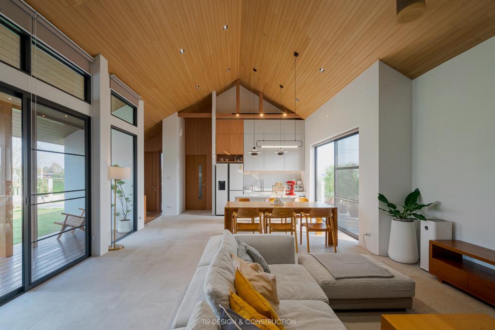 ไอเดียบ้านกลางนาพื้นที่ใช้สอย 231 ตร.ม. ตั้งอยู่ชานเมืองใน อ.หางดง จ.เชียงใหม่ ที่แวดล้อมไปด้วยธรรมชาติและทุ่งนา  รูปที่ 20